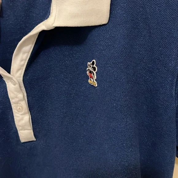 Disney Direct polo shirt, women’s size L, navy with white collar - Picture 2 of 8